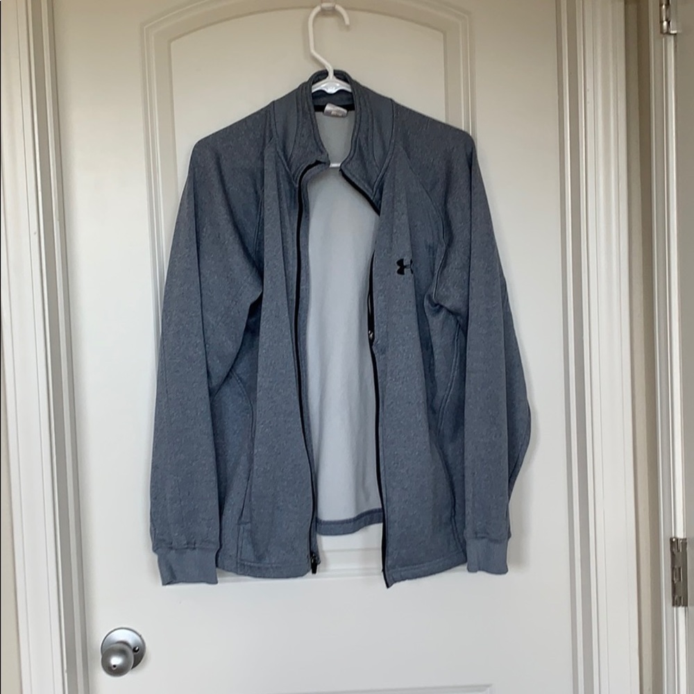 Grey zip up jacket